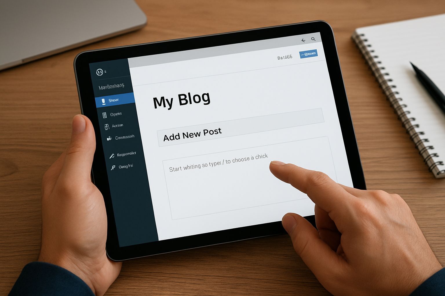 Gestire un Blog WordPress da Tablet con un’app