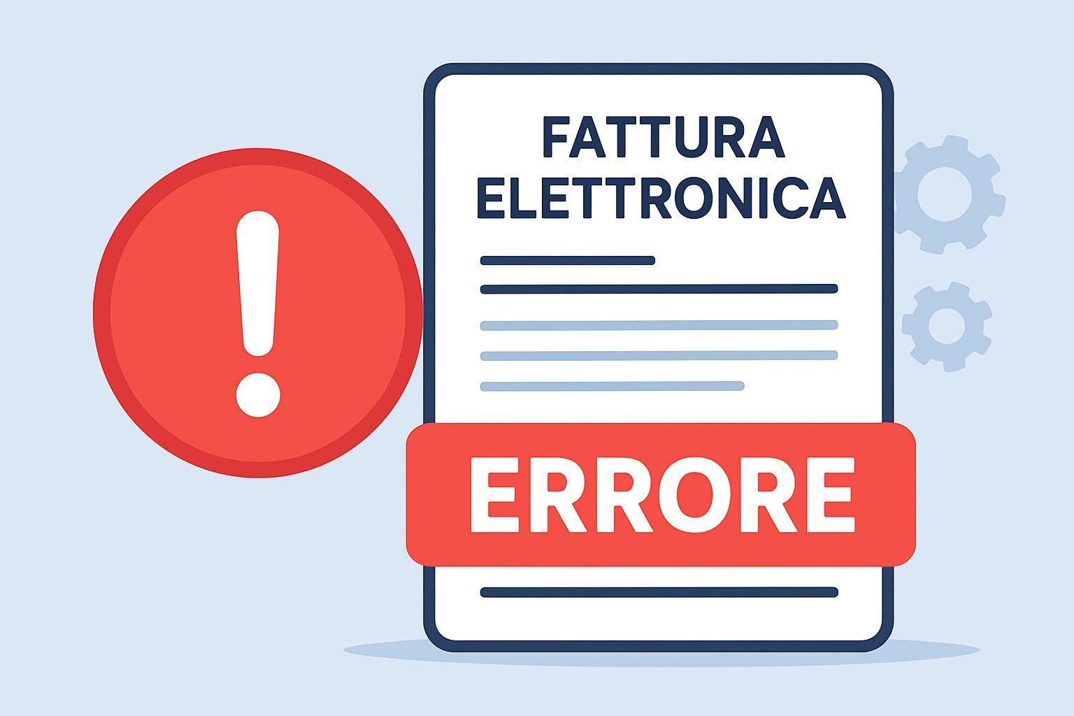 Si è verificato un errore durante la richiesta dei dati (500) fattura elettronica